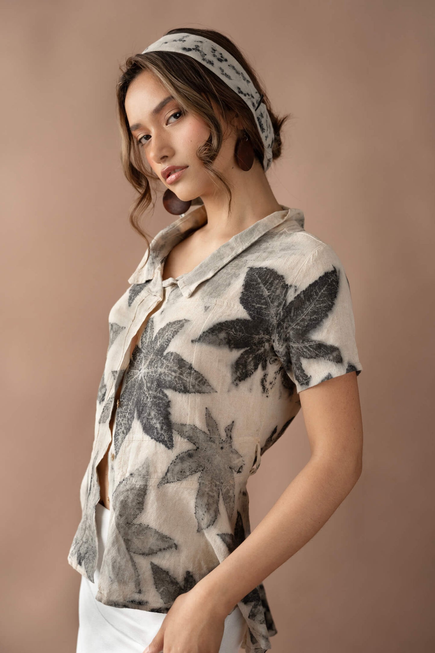 Blusa Reyna con cinturón