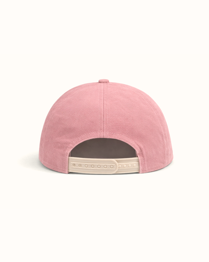 Botanical hat, leaves, pink mango