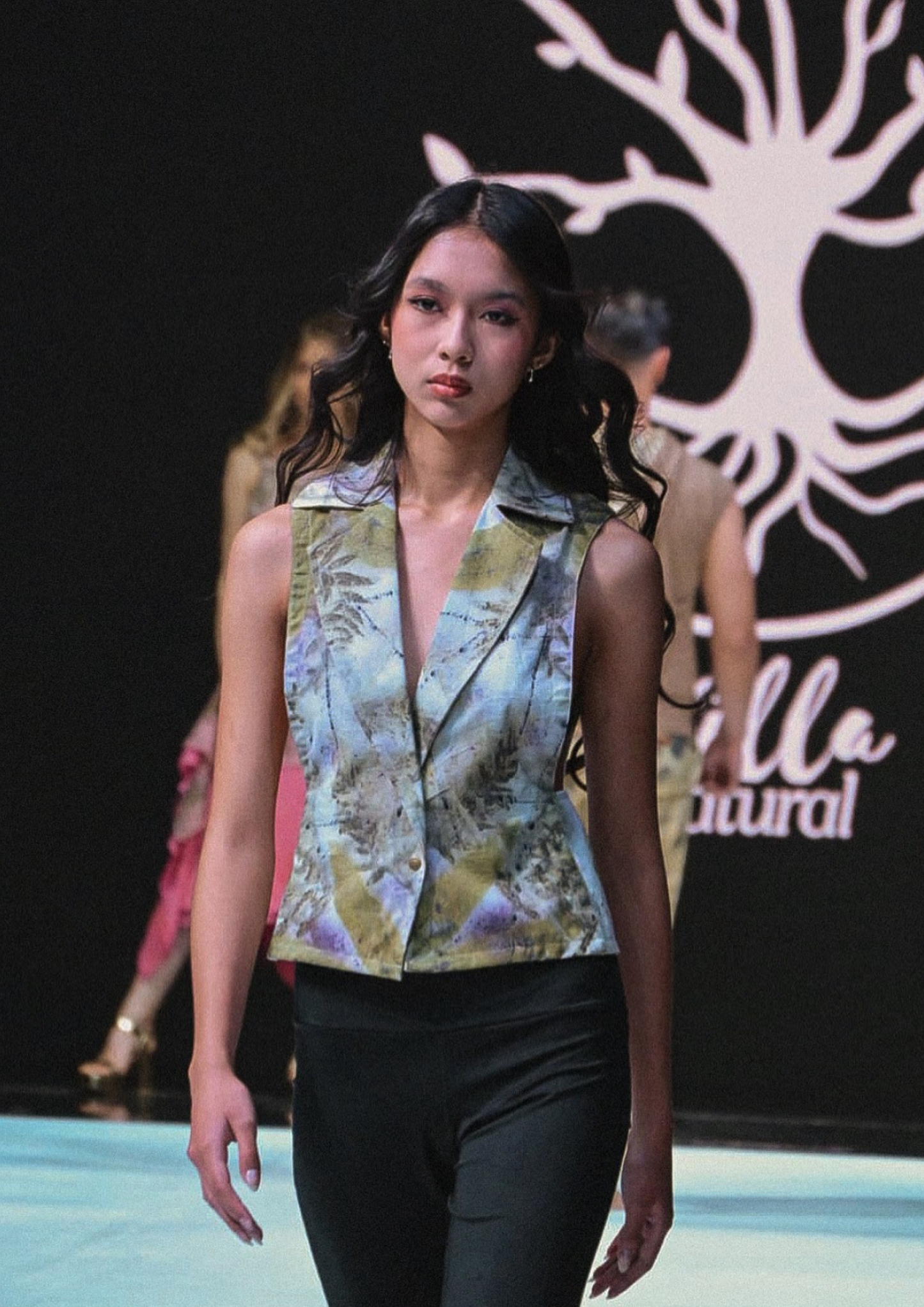 Chaleco Reyna flores