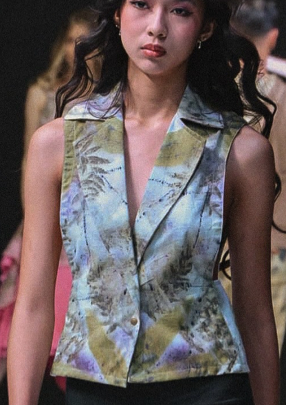 Chaleco Reyna flores