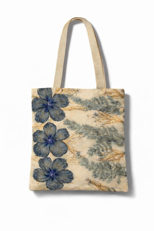 Totebag Ecoprint Hibiscus